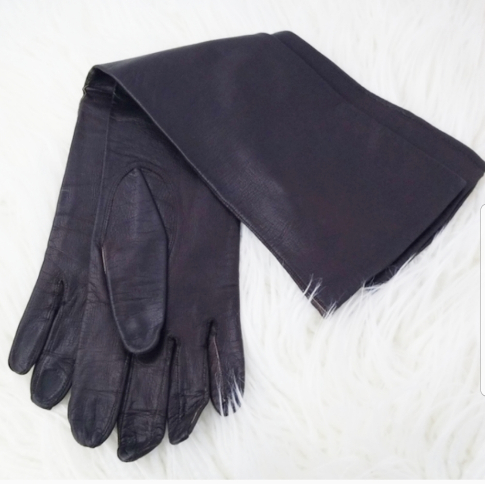 Parisian Vintage 100% Silk Lined Gloves 7